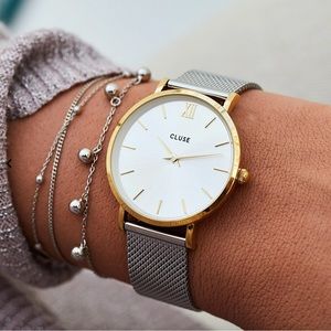 CLUSE GOLD + SILVER WATCH